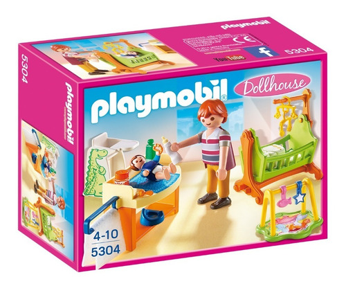Playmobil 5304 Habitación Del Bebé Con Cuna