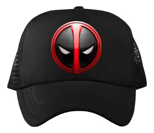 Gorra Negra Dead Pool Varios Modelo Unisex Ajustable