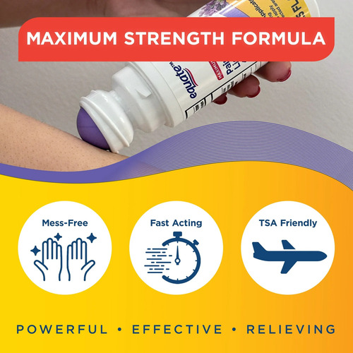 Crema Para Alivio De Dolor Equate En Roll On Importada Menthol
