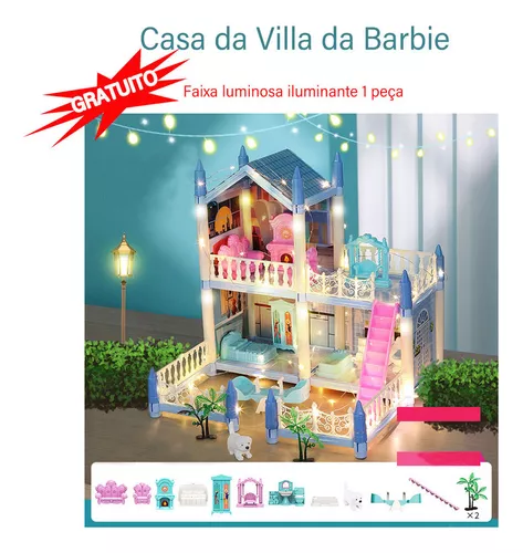 Casa da Barbie 3 andares  Trocamos a antiga casinha da Barbie por esta  Mansão da Barbie 