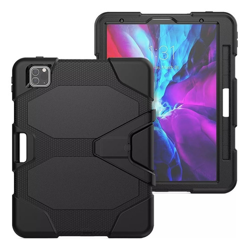 Estuche Antigolpe Para iPad Pro 11 - 2021 Survivor 3 Capas