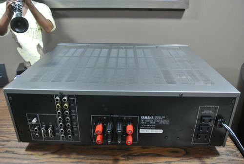 Imagem 5 de 8 de Amplificador Integrado Yamaha Com Entrada De Phono Mm-mc