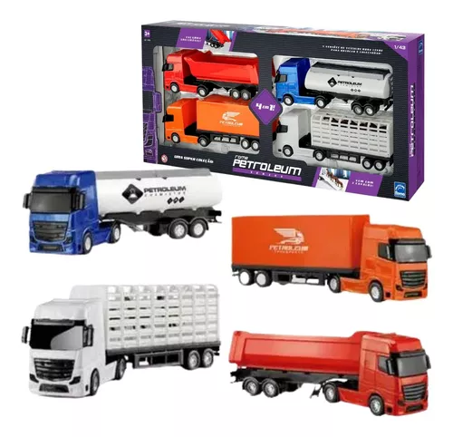 Caminhão Miniatura Iveco Graneleiro Articulado Brinquedo