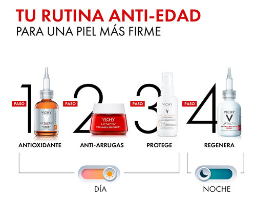 Crema Día Anti-edad Vichy Liftactiv Collagen Specialist 50ml Tipo de piel Normal