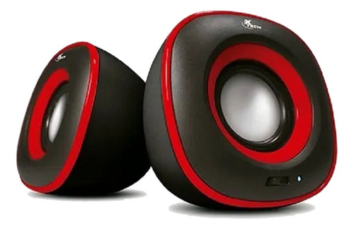 Parlantes Spekter 2.0, Estéreo, 6 Watts, Usb, 3.5mm, Xts-115 Color Rojo