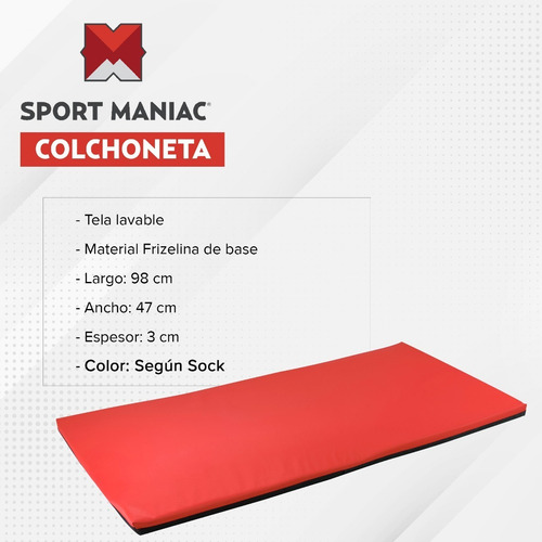 Imagen 3 de 6 de Colchoneta + Tobilleras 1 Kg + Mancuernas 3 Kg. Kit Fitness