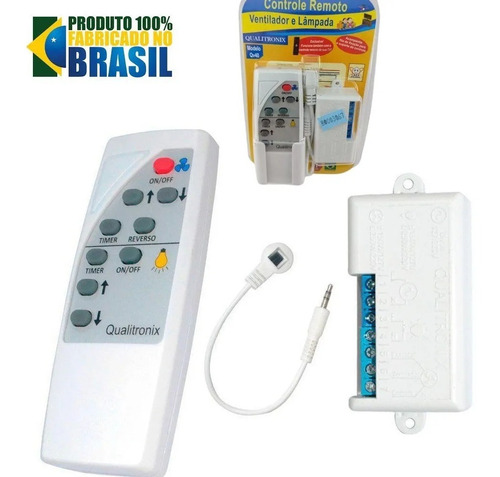 Imagem 5 de 7 de Controle Remoto Para Ventilador De Teto - Qualitronix Qv40