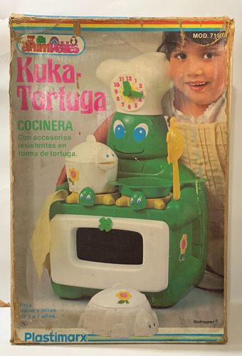 Plastimarx Kuka Tortuga Cocinera Cocina Juguete 70's Vintage