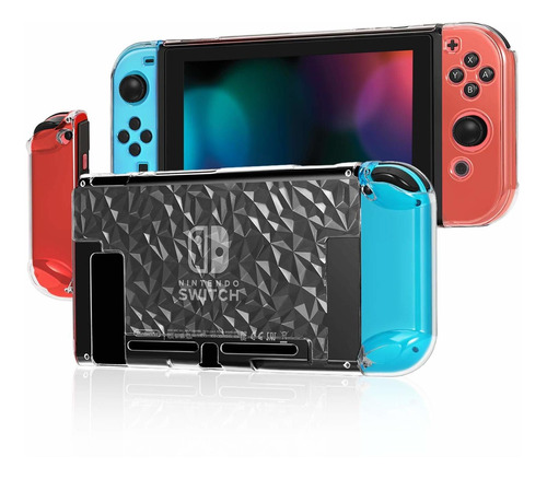 Tnp Dockable Case For Nintendo Switch With 6 Pcs Thumbstick