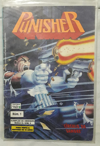 Comic Punisher Numero 1 Editorial Vid 1992 Marvel 