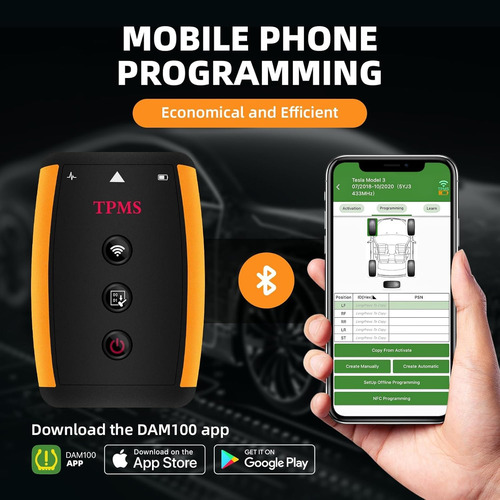 Damx100 Herramienta De Programación Universal Tpms, Programa