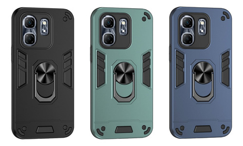 Funda Para Infinix Hot 50i Smart 9 Valiente Cambiante+mica