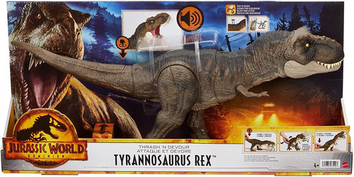 Imagen 1 de 7 de Jurassic World Tiranosaurio Rex Original Mattel Envío Ya