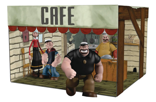 Popeye 5 Points Actionfigur Deluxe Box Set