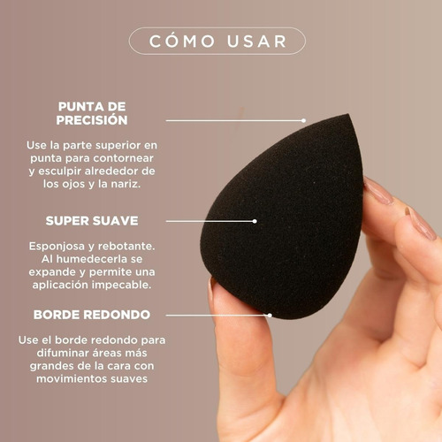 Imagen 4 de 7 de Esponja De Maquillaje Blender Regina Crueltyfree