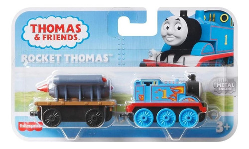 Thomas & Friends Tren Rocket Thomas Con Vagon Push Along