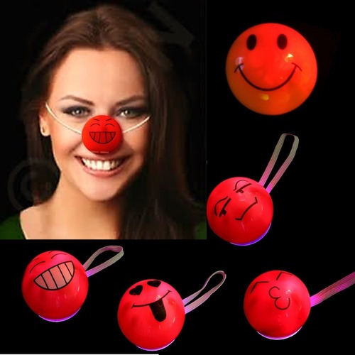 10 Narices Luminosas Rojas Emoji