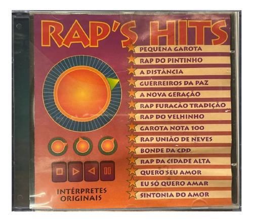 Cd Rap´s Hits Somlivre 1996 Coletânea Rap Nacional Usado