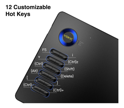 Tablet Veikk A15 Tableta De Dibujo Blue + Envio + Guante