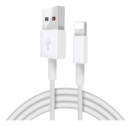 Cable De Datos Usb Adecuado Para iPhone Color Blanco