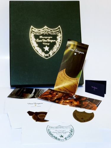 Caja Vacía De Colección De Champagne Cuvée Dom Pérignon