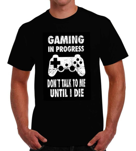 Playera Gaming In Progress Ps4 Videojuegos Gamer Geek