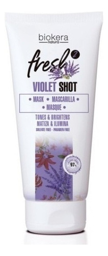 Salerm Violet Shot Mascarilla Matizadora Biokera Fresh 200ml