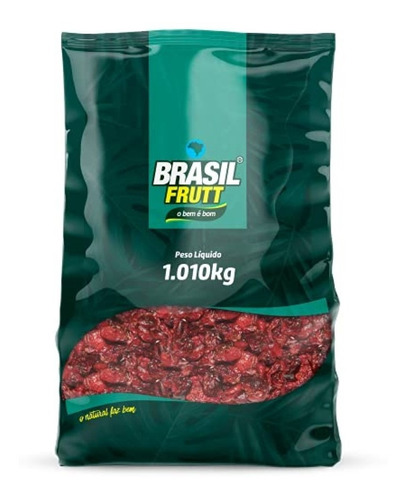 Cranberry Desidratado Inteiro Pacote 1,010kg Brasil Frutt