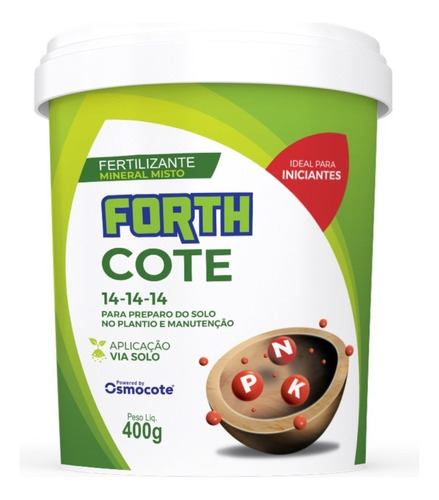 Adubo Fertilizante Forth Classic Osmocote Cote 14-14-14 400g