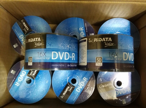 Dvd Virgen Ridata Dvd-r 4.7 Gb Rotulados Originales