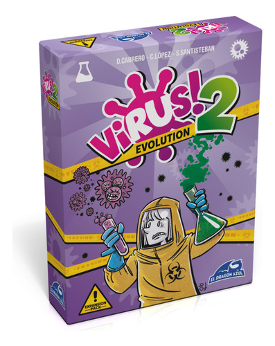 Virus 2 Evolution Expansión Juego De Cartas Dragon Azul