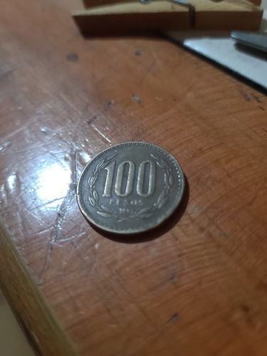 Moneda 100 Pesos Chile Año 1991
