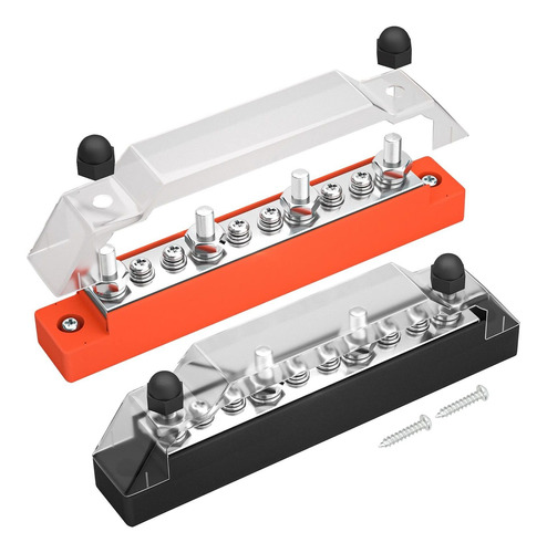 Bloque Distribucion Energia 4 Perno Terminal M6 6 M4 Par