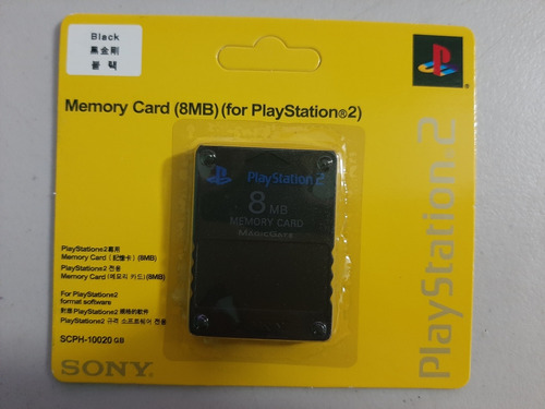 Memory Card Playstation2 8mb Sellada Nueva.