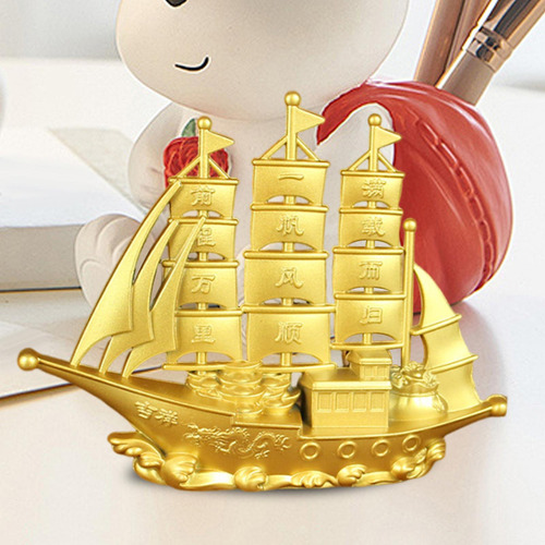 Estatueta De Decoração De Barco À Vela, Arte 10cmx7,8cm