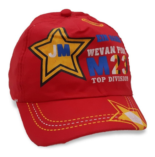 Gorrito Beba Nena Verano Visera Estampada Diseño Estrella