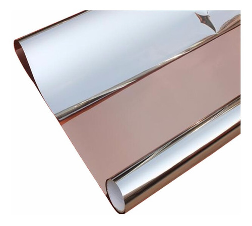 Lamina Polarizado Tipo Espejo Bronze Silver Residencial