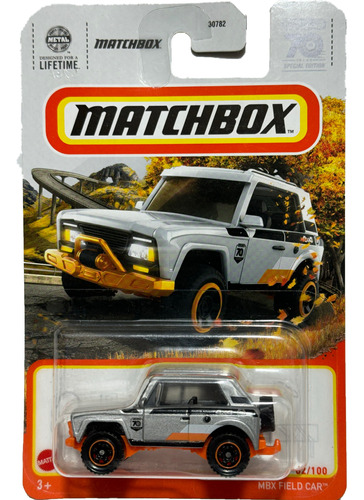 Matchbox 2023 Mbx Field Car 62/100 Del 2023 70 Years