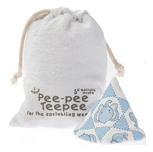 Tipi Pipí Elefante Azul Con Bolsa De Lavandería 5 Pzas Prote