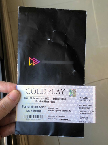 Imagen 1 de 4 de Entrada Recital Coldplay River 2022 (v) Argentina