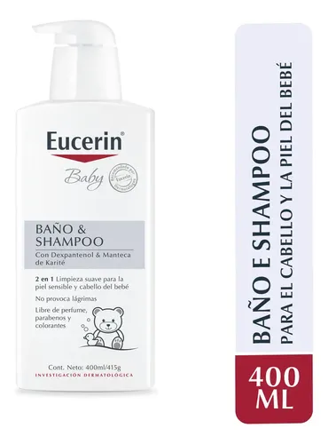 Baño & Shampoo Eucerin Baby Piel y Cabello 400Ml