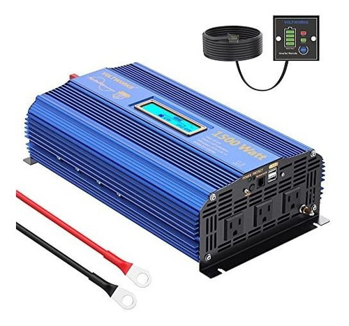 1500w De Onda Sinusoidal Pura Inversor De La Energía Dc 12v 