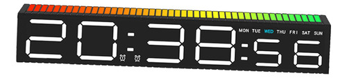 Reloj Digital Gran Pantalla 9 Reloj Led De Color Digital