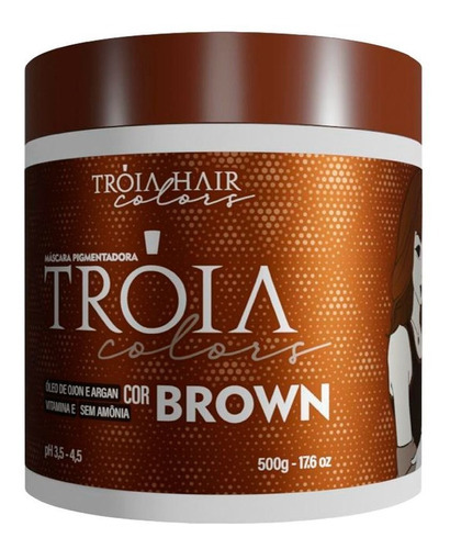  Ativador De Tons Tróia Hair Collor 500gr Cores Diversas Top Tom Brown
