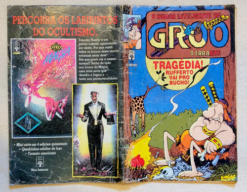 Hq O Humor Inteligente De Groo O Errante 19 Aragones Marvel Abril 1991 (Usado)