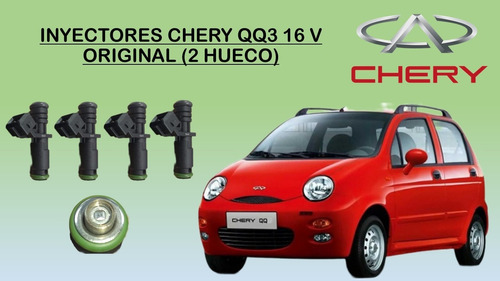 Inyectores Chery Qq3 16 Válvulas Original ( 2 Huecos)
