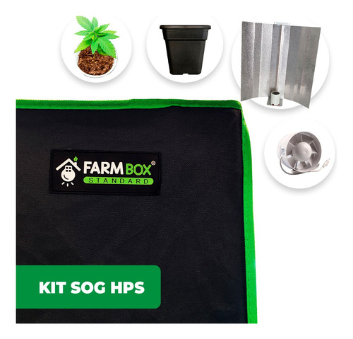 Kit Indoor Sog Hps Standard 60x60x160 Cultivo Indoor