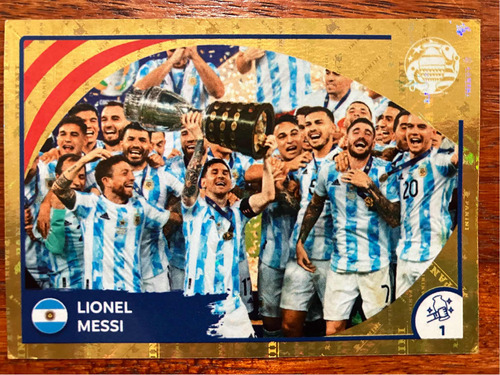 Figurita Messi Copa América Leg 6