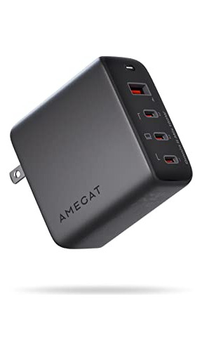 Cargador Usb C De 100 W, Omina Ii De 4 Puertos Gan Iii Carga