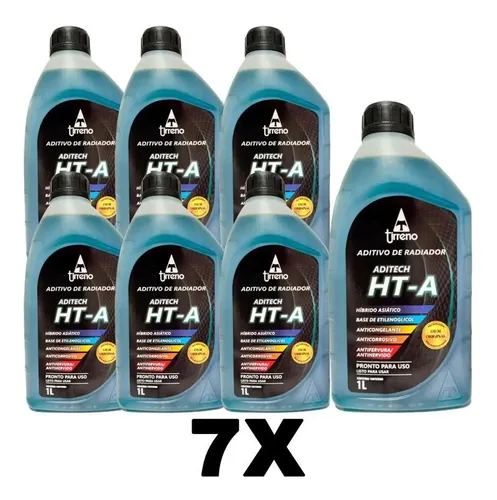 Kit Aditivo Radiador Pronto Uso Ht-a Homologado Hyundai Azul
